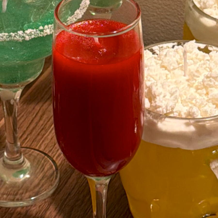 Cranberry Mimosa — Flute